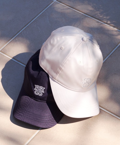 SNIDEL（スナイデル）の「ビジューロゴキャップ（キャップ・レディース・アイボリー/ネイビー/ライトピンク・FREE）」の7枚目の写真
