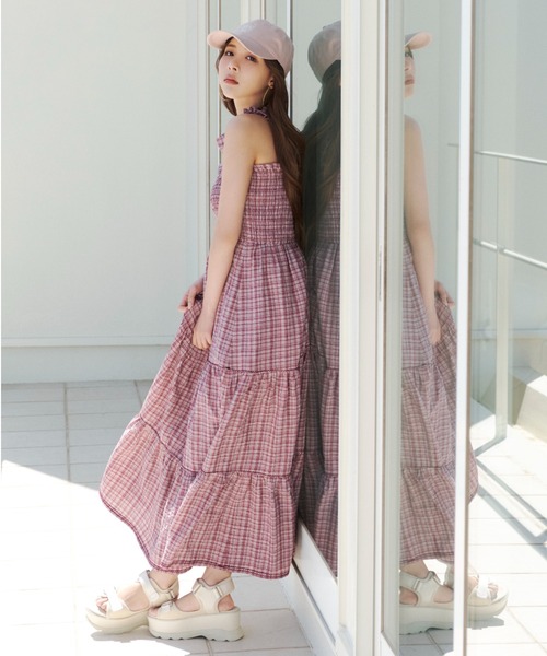 SNIDEL（スナイデル）の「ビジューロゴキャップ（キャップ・レディース・アイボリー/ネイビー/ライトピンク・FREE）」の5枚目の写真