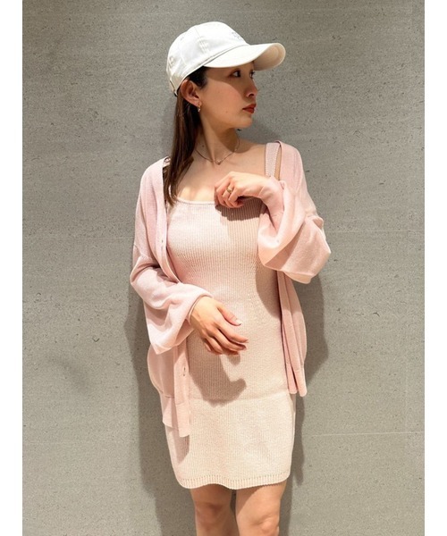 SNIDEL（スナイデル）の「ビジューロゴキャップ（キャップ・レディース・アイボリー/ネイビー/ライトピンク・FREE）」の14枚目の写真