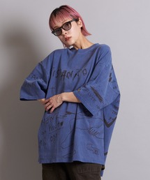 （What it isNt）ART BY MARKGONZALES（ワットイットイズント）の「What it isNt-2H7-14369-ピグメント染め BIG S/S TEE（Tシャツ/カットソー・メンズ）」