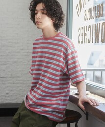 TOWNCRAFT(タウンクラフト) 別注パイルボーダーTシャツ(EC限定サイズ)