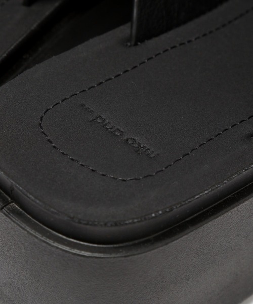 niko and...(ニコアンド)の「オリジナル厚底トングサンダル(サンダル・レディース・キャメル/アイボリー/ブラック/ブラック系その他/シルバー/アイボリー系・SMALL/MEDIUM/LARGE)」の20枚目の写真