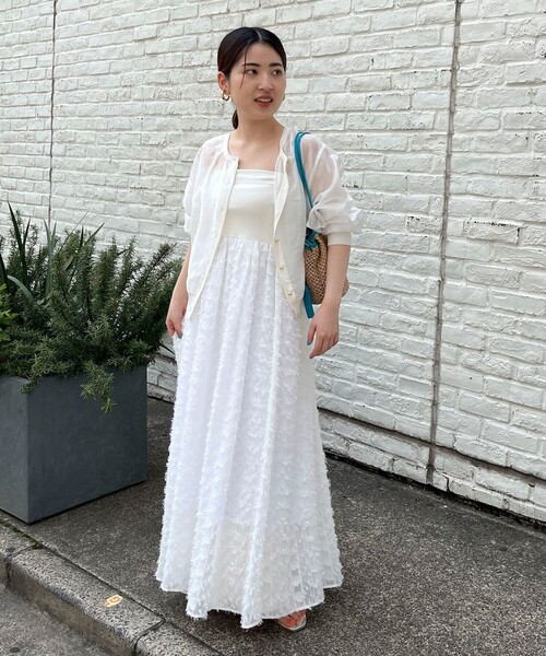 willfully ニット ドッキング ジャガードスリーブギャザー ワンピース willfully ニット ドッキング ジャガードスリーブギャザー ワンピース