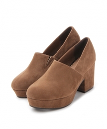 Heather | フェイクスエードフトヒールパンプス　568918(パンプス)