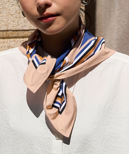 FREAK'S STORE（フリークスストア）の「icy/アイシー 別注 とっさにスカーフ（バンダナ/スカーフ・メンズ・ブラック/ネイビー・ONE SIZE）」の19枚目の写真