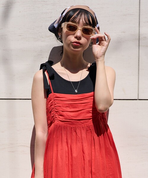 FREAK'S STORE（フリークスストア）の「icy/アイシー 別注 とっさにスカーフ（バンダナ/スカーフ・メンズ・ブラック/ネイビー・ONE SIZE）」の22枚目の写真