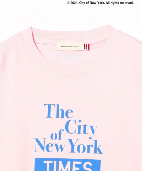 Ray BEAMS（レイビームス）の「NYC × GOOD ROCK SPEED × Ray BEAMS / 別注 NYC Tシャツ（Tシャツ/カットソー・レディース・サックスブルー/ピンク・ONE SIZE）」の15枚目の写真