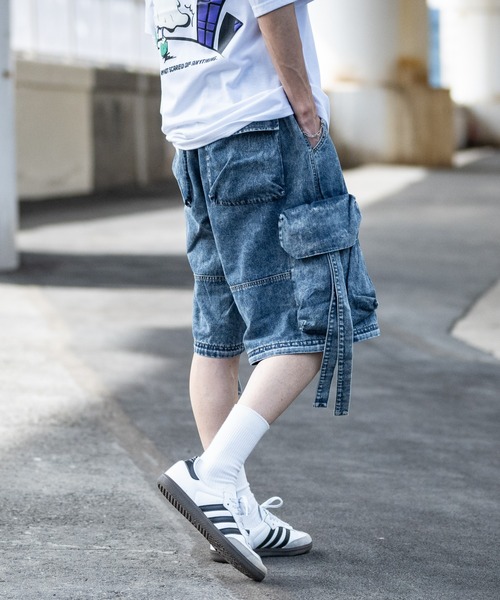 【セール】【13】2WAY タクティカルワイドカーゴ デニムパンツ（デニムパンツ）｜JOHN'S CLOSET（ジョンズクローゼット）