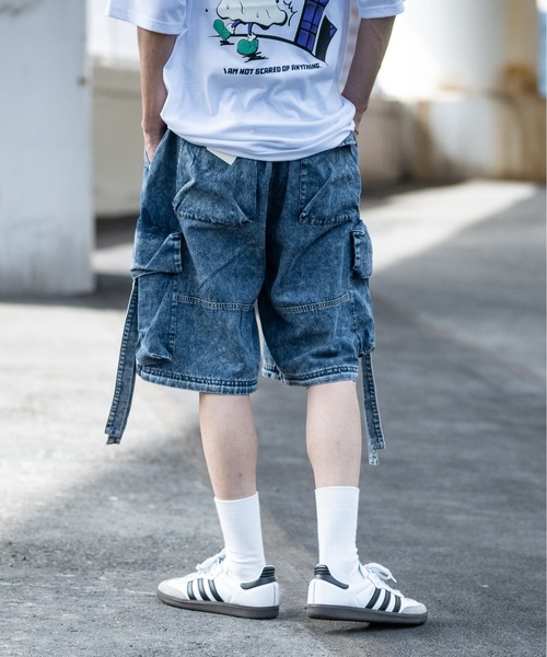 【セール】【13】2WAY タクティカルワイドカーゴ デニムパンツ（デニムパンツ）｜JOHN'S CLOSET（ジョンズクローゼット）