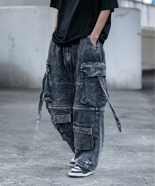 【セール】【13】2WAY タクティカルワイドカーゴ デニムパンツ（デニムパンツ）｜JOHN'S CLOSET（ジョンズクローゼット）