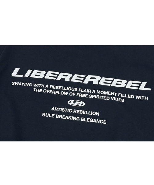 LIBERE（リベーレ）の「『LIBERE REBLE』REBEL LOGO TEE（Tシャツ/カットソー・メンズ・ホワイト/ネイビー/ブラック・LARGE/MEDIUM/SMALL）」の19枚目の写真