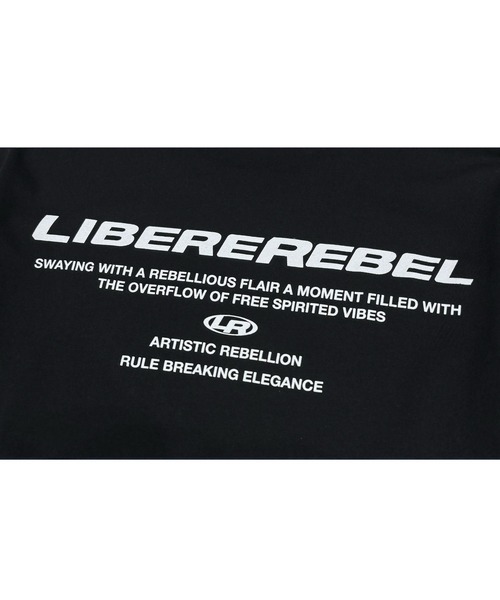 LIBERE（リベーレ）の「『LIBERE REBLE』REBEL LOGO TEE（Tシャツ/カットソー・メンズ・ホワイト/ネイビー/ブラック・LARGE/MEDIUM/SMALL）」の12枚目の写真