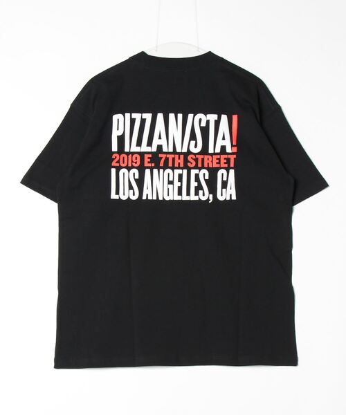 PIZZANISTA!(ピッザニスタ)の「【ムラサキスポーツ限定】PIZZANISTA/ピッザニスタ 半袖Tee オーバーサイズ ユニセックス PNTM242-01(Tシャツ/カットソー・メンズ・ホワイト/ブラック・XL/L/M)」の15枚目の写真
