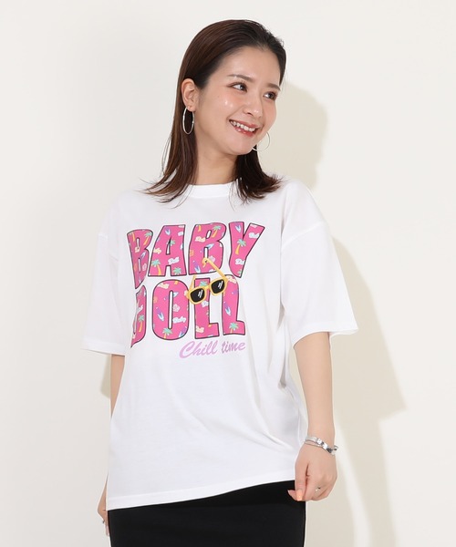 セール】親子お揃い サングラス ワッペンロゴ Tシャツ 9523A（Tシャツ 