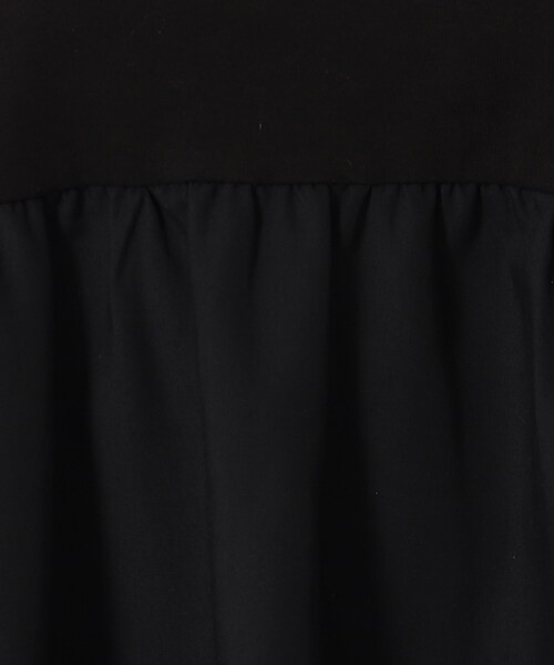 DRESKIP（ドレスキップ）の「◆【UV】 ほんのり甘い 異素材ペプラムトップス（Tシャツ/カットソー・レディース・ライトグレー/ブラック/オフホワイト/イエロー/グリーン・02/03/04）」の16枚目の写真