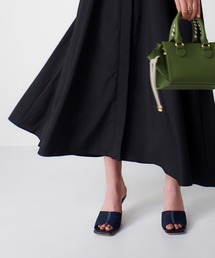 mirem（ミレム）の「Bamboo square mule（サンダル）」
