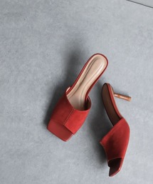 mirem（ミレム）の「Bamboo square mule（サンダル）」