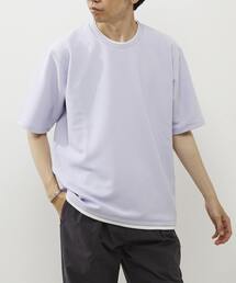 MASTER FRAME（マスターフレーム ）の「【MASTER FRAME/マスターフレーム】エステルスパンリップルクルーネックTシャツ（Tシャツ/カットソー）」