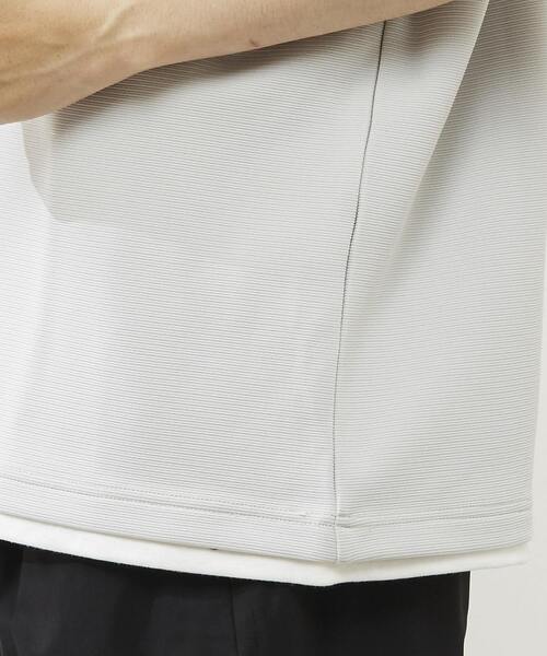 【MASTER FRAME/マスターフレーム】エステルスパンリップルクルーネックTシャツ MEN'S MELROSE｜【MASTER FRAME/マスターフレーム】エステル