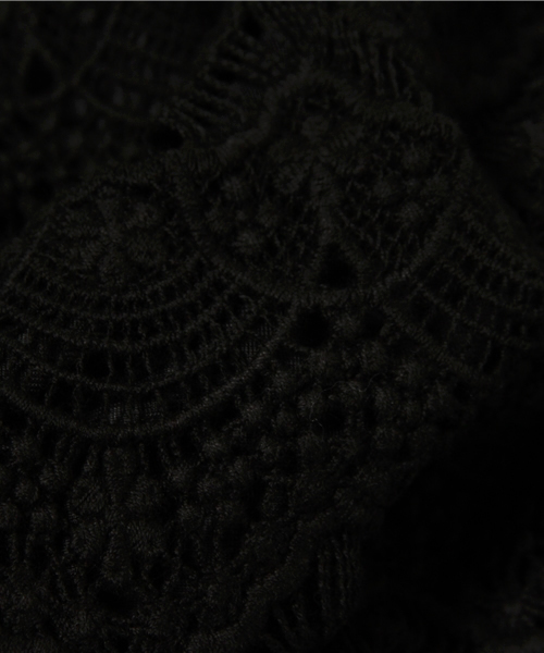 SIMONE LIST（シモーヌリスト）の「ケミカルレーススカート（スカート・レディース・アイボリー/ブラック・38）」の11枚目の写真