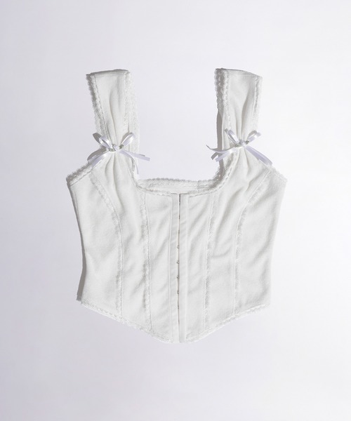 SCULPTOR（スカルプター）の「Rosy Terry Corset Top/ロージー