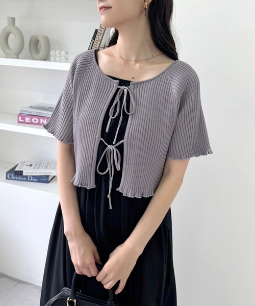 one after another NICE CLAUP(ワンアフターアナザーナイスクラップ)の「ニットセットマルチウェイワンピース(ワンピース・レディース・アイボリー/ブラック/オフホワイト・SMALL/LARGE/MEDIUM)」の6枚目の写真