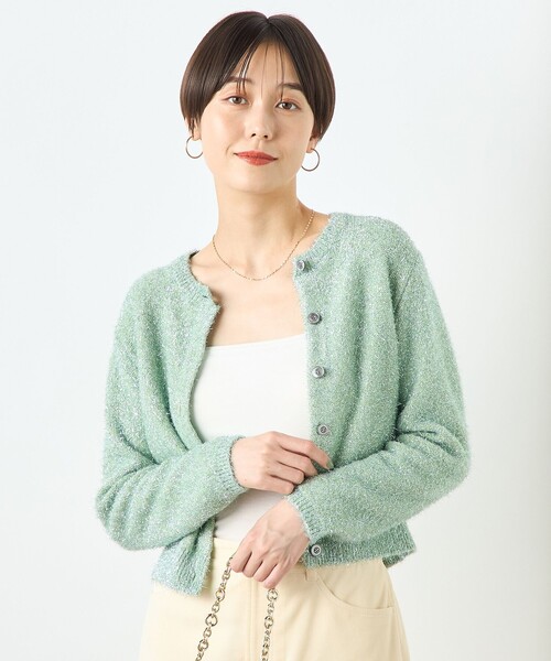 NOLLEY'S Sophi（ノーリーズソフィ）の「キラキラフェザークルーネック