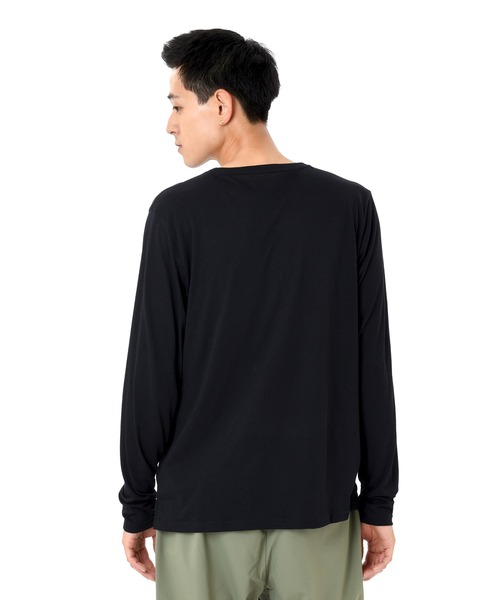 NEW BALANCE（ニューバランス）の「Go To ロングスリーブTシャツ（Tシャツ/カットソー・メンズ・ブラック/ライトグレー・SMALL/MEDIUM/LARGE/X-LARGE/XX-LARGE）」の4枚目の写真