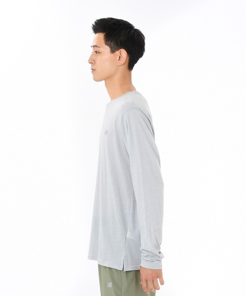 NEW BALANCE（ニューバランス）の「Go To ロングスリーブTシャツ（Tシャツ/カットソー・メンズ・ブラック/ライトグレー・SMALL/MEDIUM/LARGE/X-LARGE/XX-LARGE）」の9枚目の写真