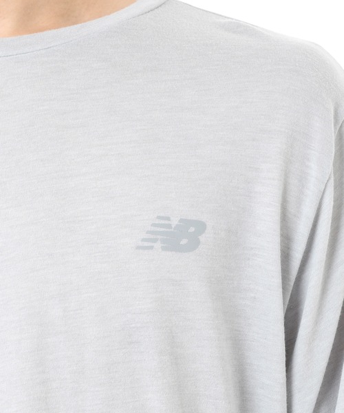 NEW BALANCE（ニューバランス）の「Go To ロングスリーブTシャツ（Tシャツ/カットソー・メンズ・ブラック/ライトグレー・SMALL/MEDIUM/LARGE/X-LARGE/XX-LARGE）」の11枚目の写真