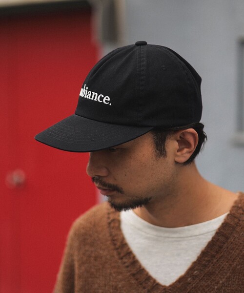 B:MING by BEAMS(ビーミングバイビームス)の「ambiance / Logo Cap(キャップ・メンズ・ブラック/ナチュラル/レッド・ONE SIZE)」の7枚目の写真