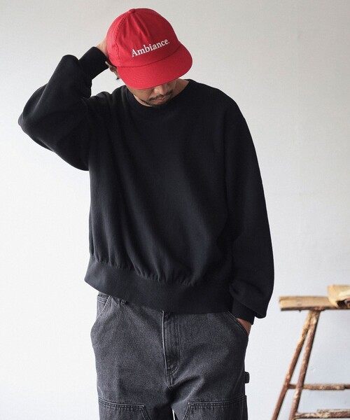 B:MING by BEAMS(ビーミングバイビームス)の「ambiance / Logo Cap(キャップ・メンズ・ブラック/ナチュラル/レッド・ONE SIZE)」の10枚目の写真