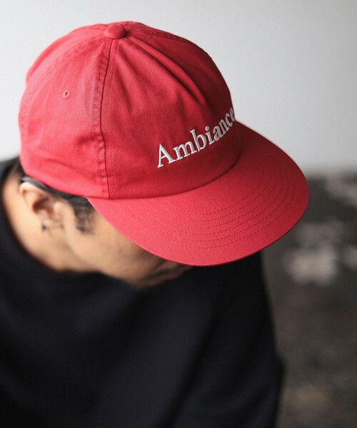 B:MING by BEAMS(ビーミングバイビームス)の「ambiance / Logo Cap(キャップ・メンズ・ブラック/ナチュラル/レッド・ONE SIZE)」の12枚目の写真