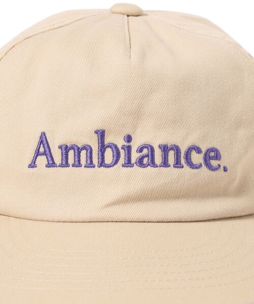 B:MING by BEAMS(ビーミングバイビームス)の「ambiance / Logo Cap(キャップ・メンズ・ブラック/ナチュラル/レッド・ONE SIZE)」の15枚目の写真