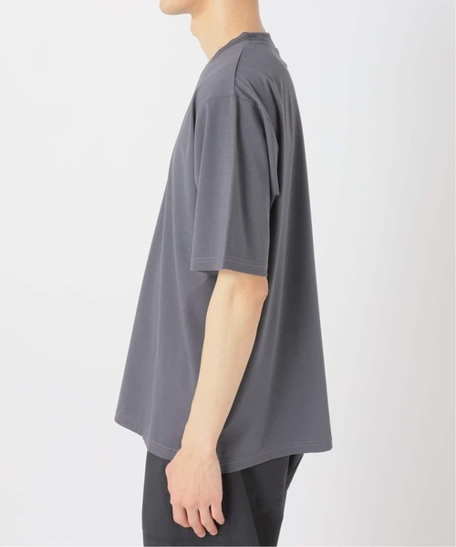 EDIFICE（エディフィス）の「《追加》シルクミックス ジャカードネック Tシャツ（Tシャツ/カットソー・メンズ・グレー/ホワイト/ブラック・LARGE/MEDIUM/SMALL）」の14枚目の写真