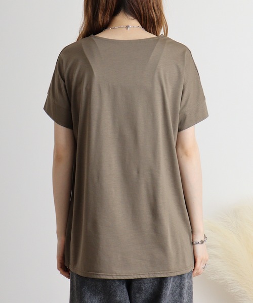 セール】Anna Nicola ボールチェーンロゴチュニック（Tシャツ