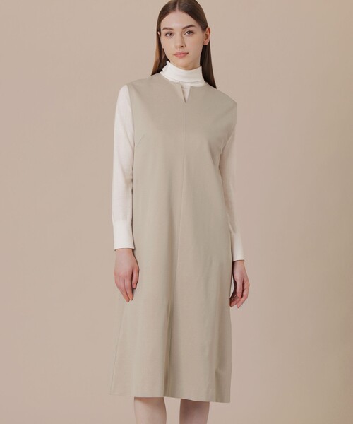 【セール】ダブルフェイスジャージワンピース（ワンピース）｜MACKINTOSH LONDON（マッキントッシュ ロンドン）