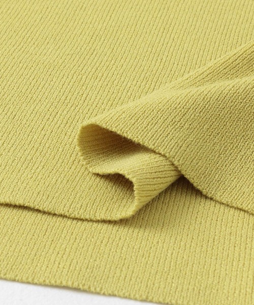 SENSE OF PLACE by URBAN RESEARCH(センスオブプレイスバイアーバンリサーチ)の「フレンチスリーブフレアチュニックセーター(ニット/セーター・レディース・ブラック/チャコールグレー/オフホワイト/ブラウン/イエロー・ONE)」の12枚目の写真