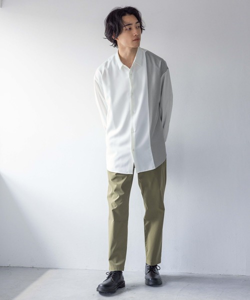 LOWRYS FARM（ローリーズファーム）の「ストレッチテーパードパンツ 139233（スラックス・メンズ・カーキ/ブラック・MEDIUM/LARGE）」の22枚目の写真