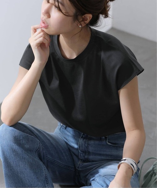 La TOTALITE(ラトータリテ)の「《追加2》スムースハイネックプルオーバー(Tシャツ/カットソー・レディース・ブラック/チャコールグレー/ホワイト/ブラウン・FREE)」の3枚目の写真