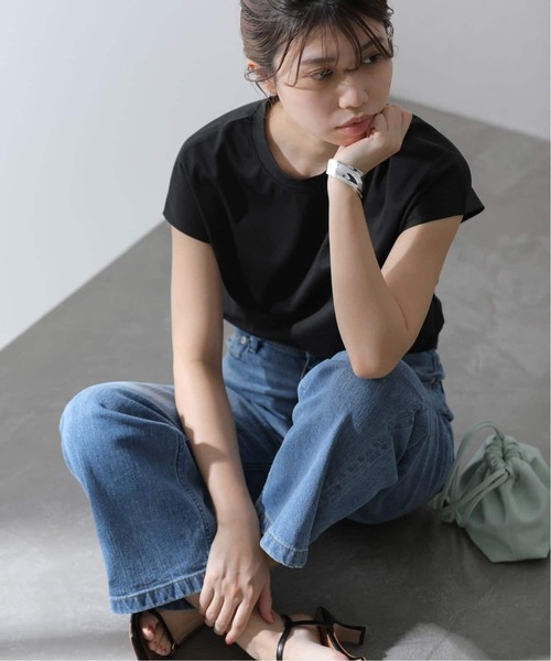 La TOTALITE(ラトータリテ)の「《追加2》スムースハイネックプルオーバー(Tシャツ/カットソー・レディース・ブラック/チャコールグレー/ホワイト/ブラウン・FREE)」の8枚目の写真