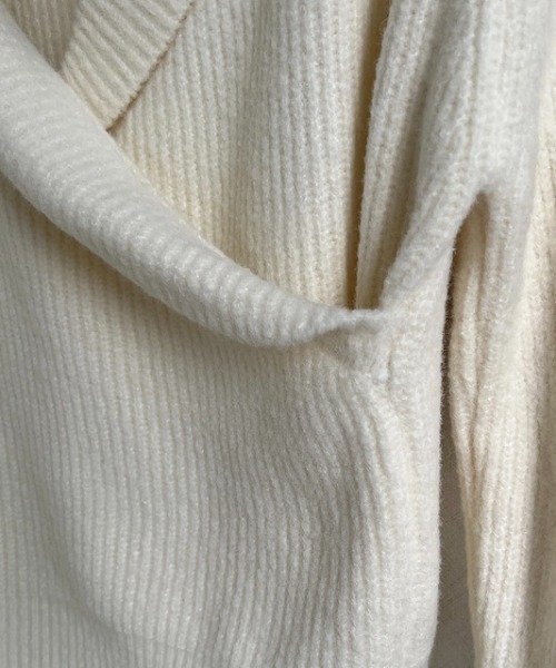 【セール】カシュクールリブニットトップス（ニット/セーター）｜N.s（エヌドットエス）