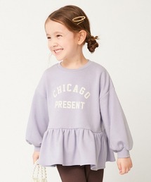 devirock(デビロック)のガールズ ペプラム トレーナー(スウェット)