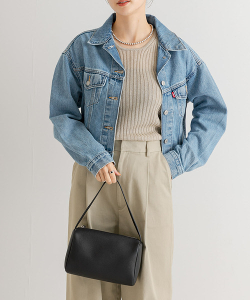 Levi's(リーバイス)の「Levi’s SHRUNKEN 90S TRUCKER(デニムジャケット・レディース・ライトブルー・SMALL)」の1枚目の写真