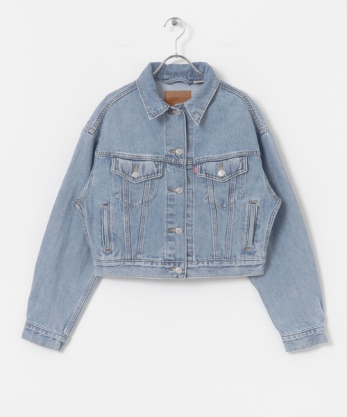 Levi's(リーバイス)の「Levi’s SHRUNKEN 90S TRUCKER(デニムジャケット・レディース・ライトブルー・SMALL)」の11枚目の写真