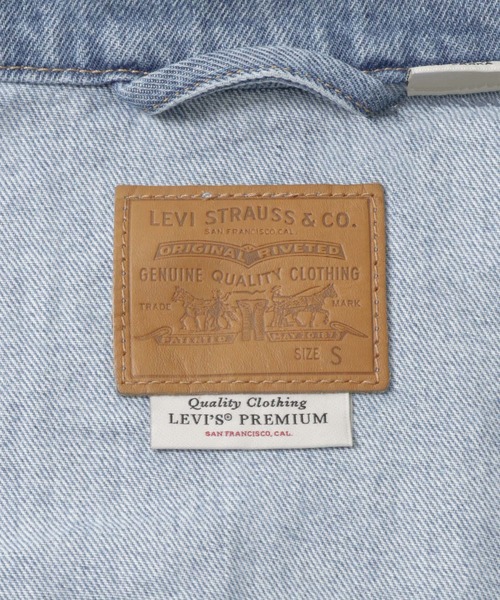 Levi's(リーバイス)の「Levi’s SHRUNKEN 90S TRUCKER(デニムジャケット・レディース・ライトブルー・SMALL)」の10枚目の写真