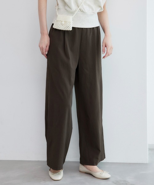 ROPE' PICNIC（ロペピクニック）の「【3サイズ展開】イージーワイドパンツ（その他パンツ・レディース・ダークブラウン/グレー系その他/ブラック・40/36/38）」の15枚目の写真