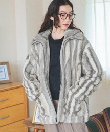 niko and... | ミックスボアZIPジャケット(ブルゾン)