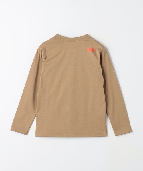 THE NORTH FACE（ザノースフェイス）の「＜THE NORTH FACE＞ロングスリーブ スモールスクエア ロゴTシャツ / キッズ  140cm-150cm（Tシャツ/カットソー・キッズ・ブラック/ホワイト/ベージュ・140cm/150cm）」の15枚目の写真