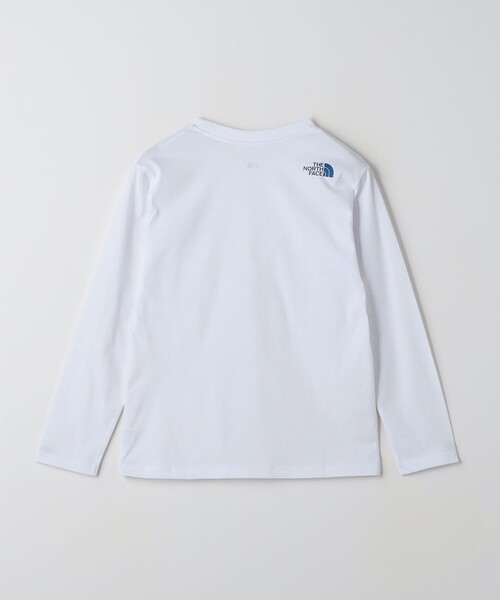 THE NORTH FACE（ザノースフェイス）の「＜THE NORTH FACE＞ロングスリーブ スモールスクエア ロゴTシャツ / キッズ  140cm-150cm（Tシャツ/カットソー・キッズ・ブラック/ホワイト/ベージュ・140cm/150cm）」の21枚目の写真